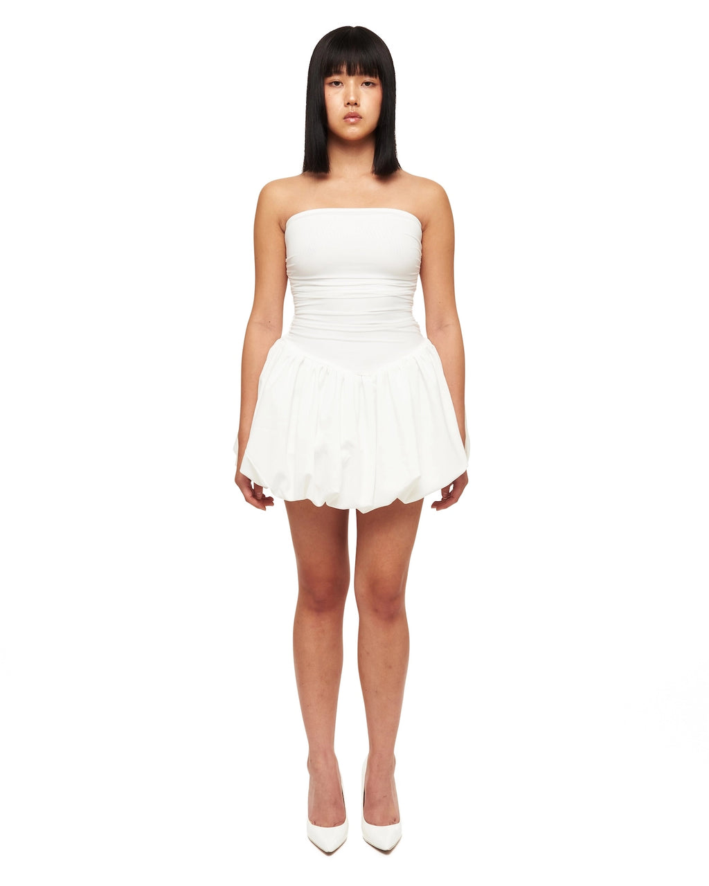 Exclusive White Miu Minidress