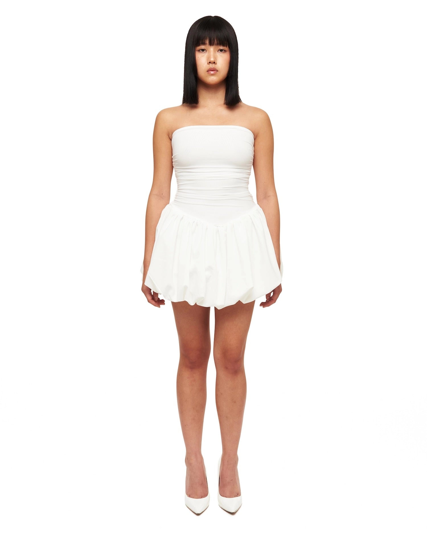 Exclusive White Miu Minidress