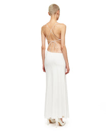 Off-White Cape Maxi Dress