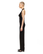 Black Roman Sleeveless Maxi Dress