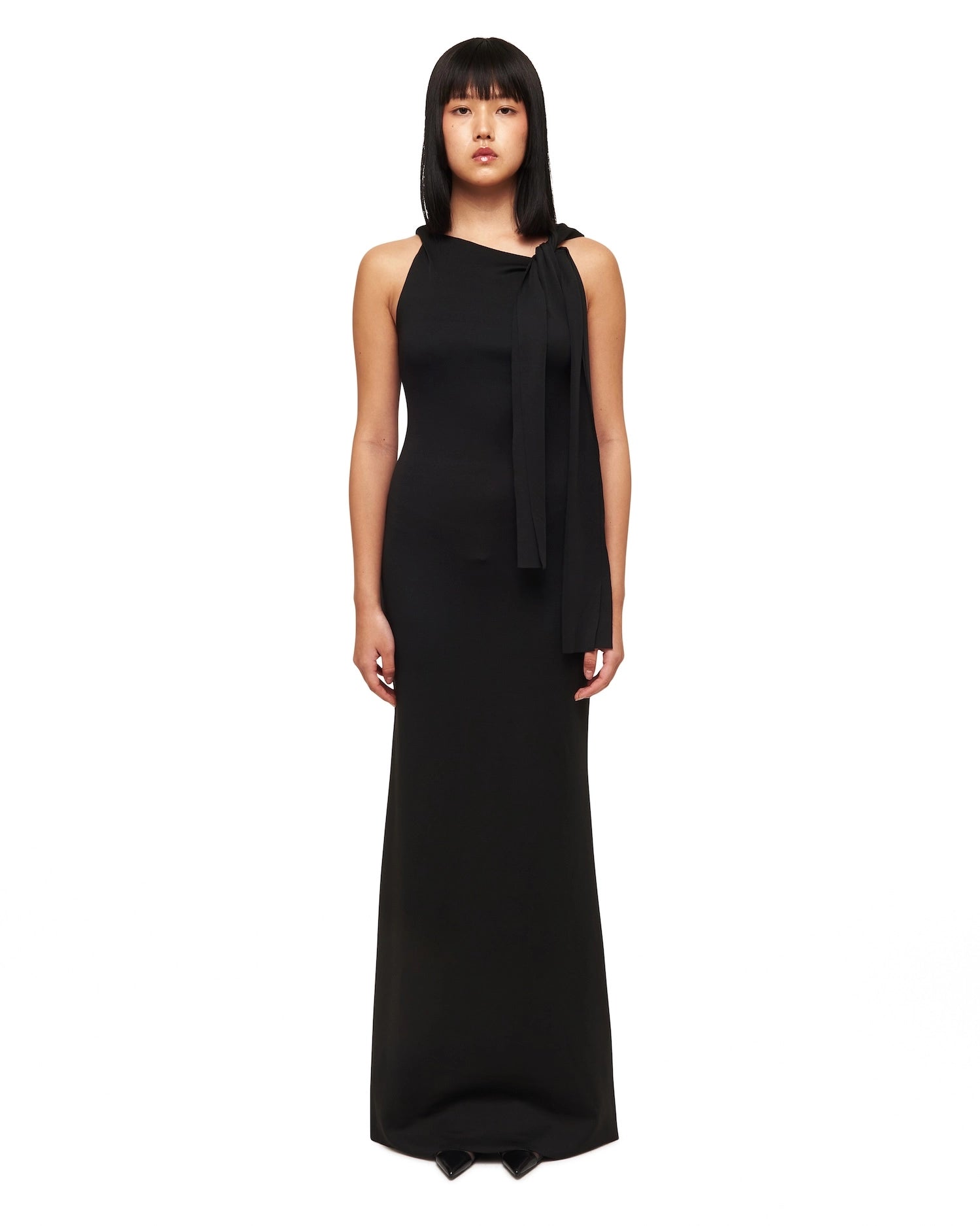 Black Vernest Maxi Dress