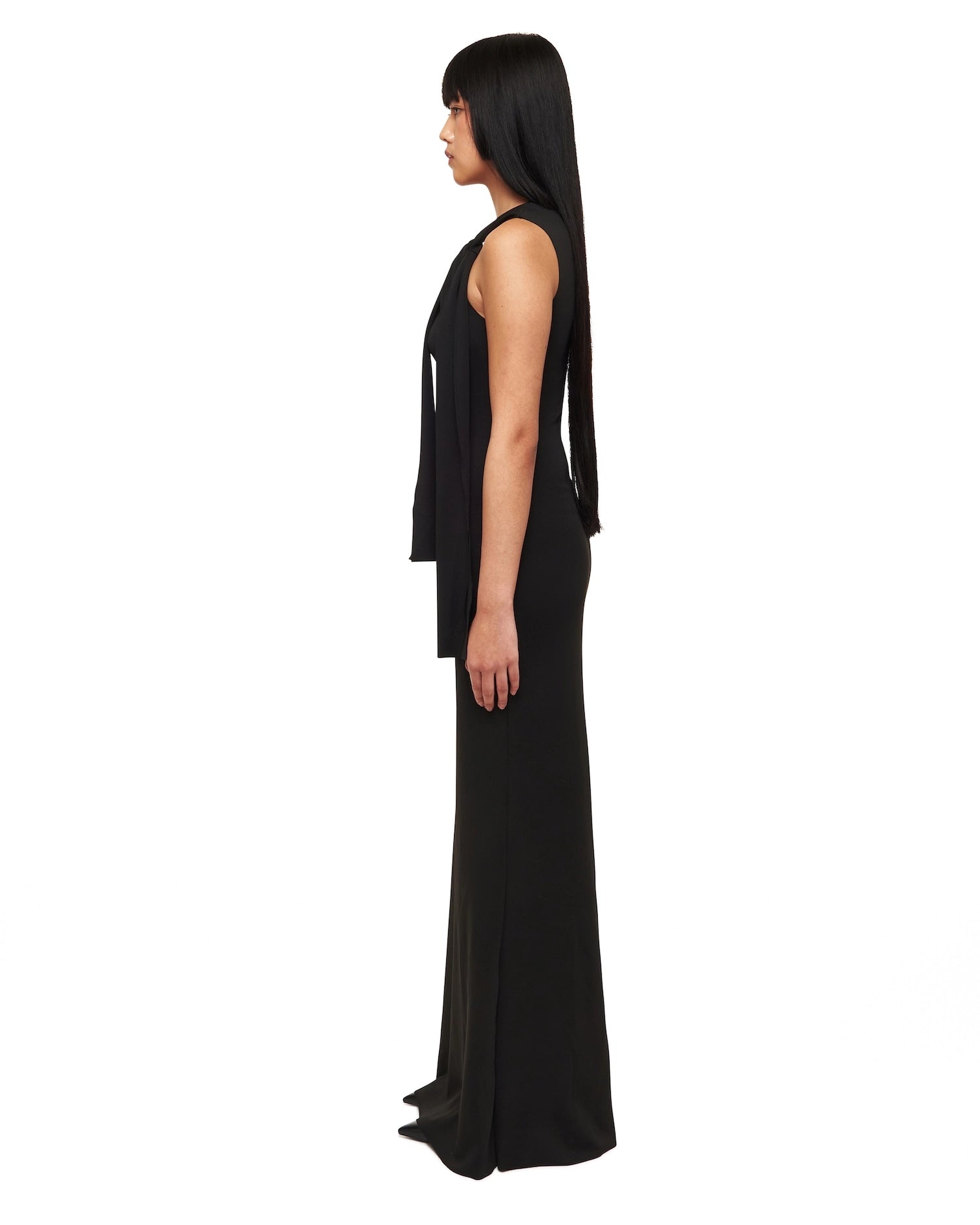 Black Vernest Maxi Dress