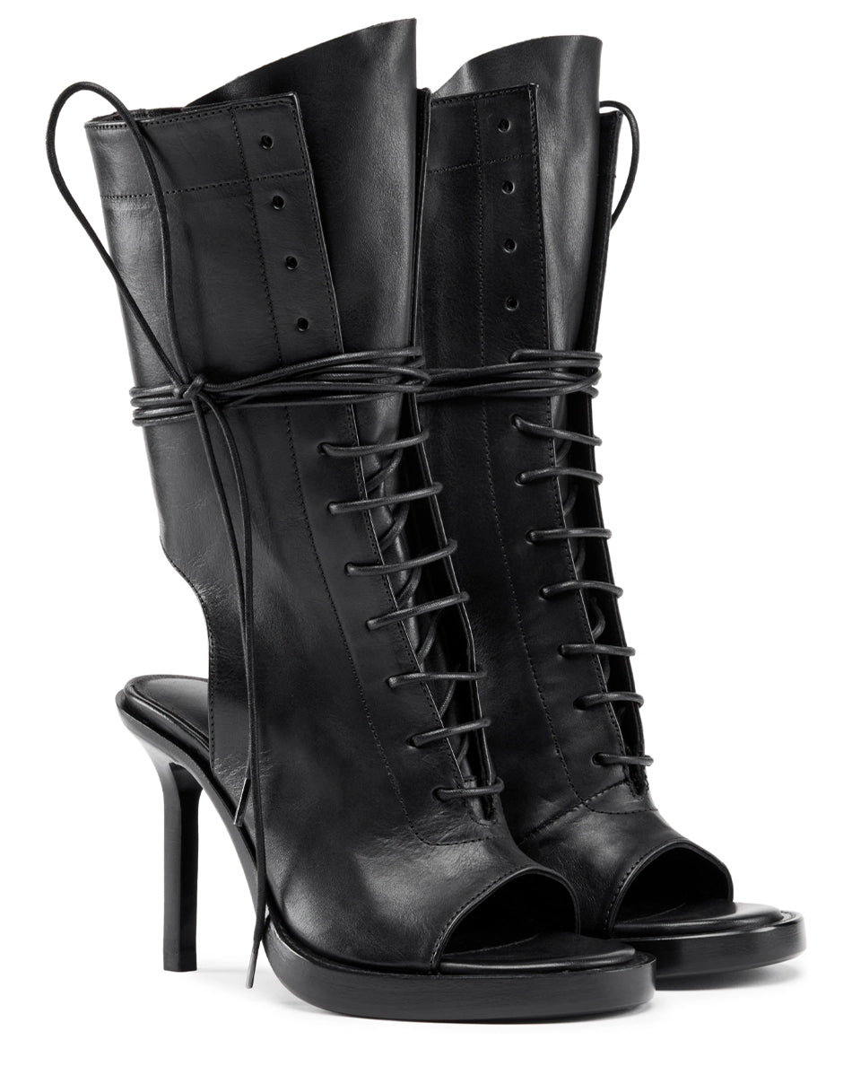 Black Boot Sandals